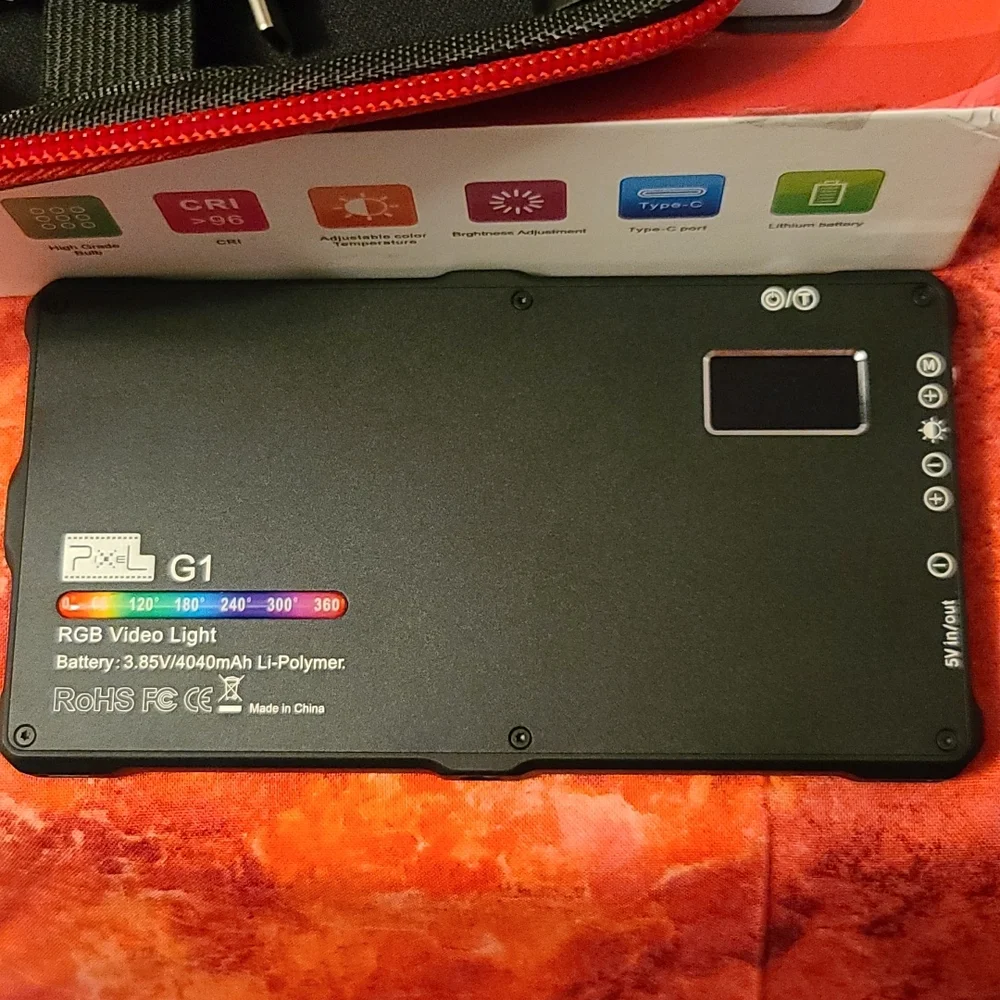 Pixel RBG Video Light- NIB